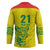 Custom Guyana Golden Jaguars Hockey Jersey Heritage Flame Edition - Wonder Print Shop