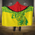 Custom Guyana Golden Jaguars Hooded Blanket Heritage Flame Edition - Wonder Print Shop