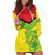 Custom Guyana Golden Jaguars Hoodie Dress Heritage Flame Edition - Wonder Print Shop