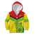 Custom Guyana Golden Jaguars Kid Hoodie Heritage Flame Edition - Wonder Print Shop