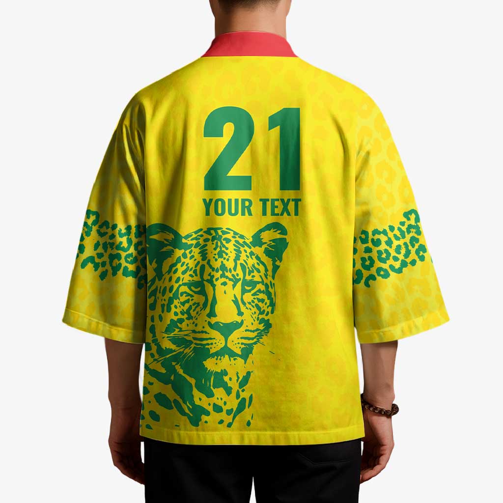 Custom Guyana Golden Jaguars Kimono Heritage Flame Edition - Wonder Print Shop