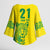 Custom Guyana Golden Jaguars Kimono Sleeve Blouse Heritage Flame Edition - Wonder Print Shop