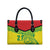 Custom Guyana Golden Jaguars Leather Bag Heritage Flame Edition - Wonder Print Shop