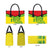 Custom Guyana Golden Jaguars Leather Bag Heritage Flame Edition - Wonder Print Shop