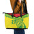Custom Guyana Golden Jaguars Leather Tote Bag Heritage Flame Edition - Wonder Print Shop