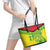 Custom Guyana Golden Jaguars Leather Tote Bag Heritage Flame Edition - Wonder Print Shop