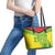 Custom Guyana Golden Jaguars Leather Tote Bag Heritage Flame Edition - Wonder Print Shop