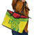 Custom Guyana Golden Jaguars Leather Tote Bag Heritage Flame Edition - Wonder Print Shop