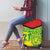 Custom Guyana Golden Jaguars Luggage Cover Heritage Flame Edition - Wonder Print Shop