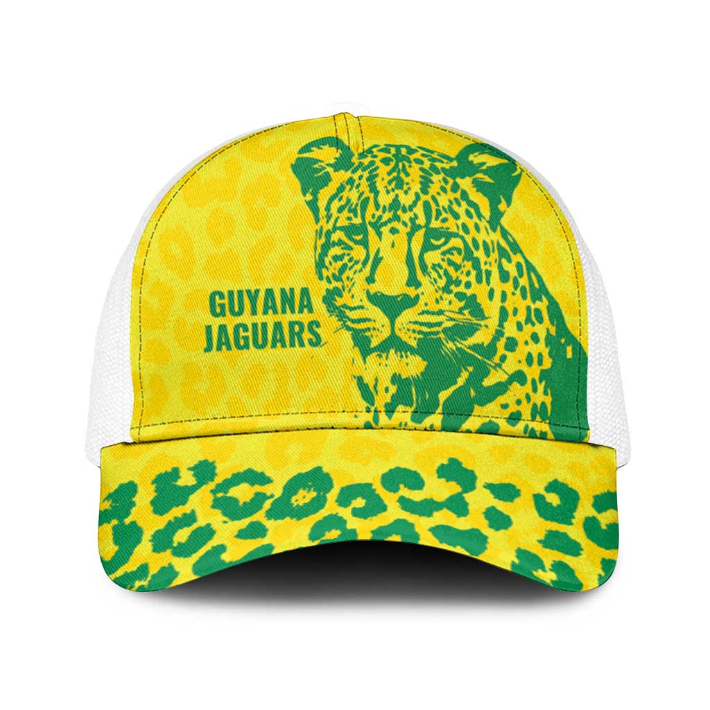 Guyana Golden Jaguars Mesh Trucker Cap Heritage Flame Edition - Wonder Print Shop