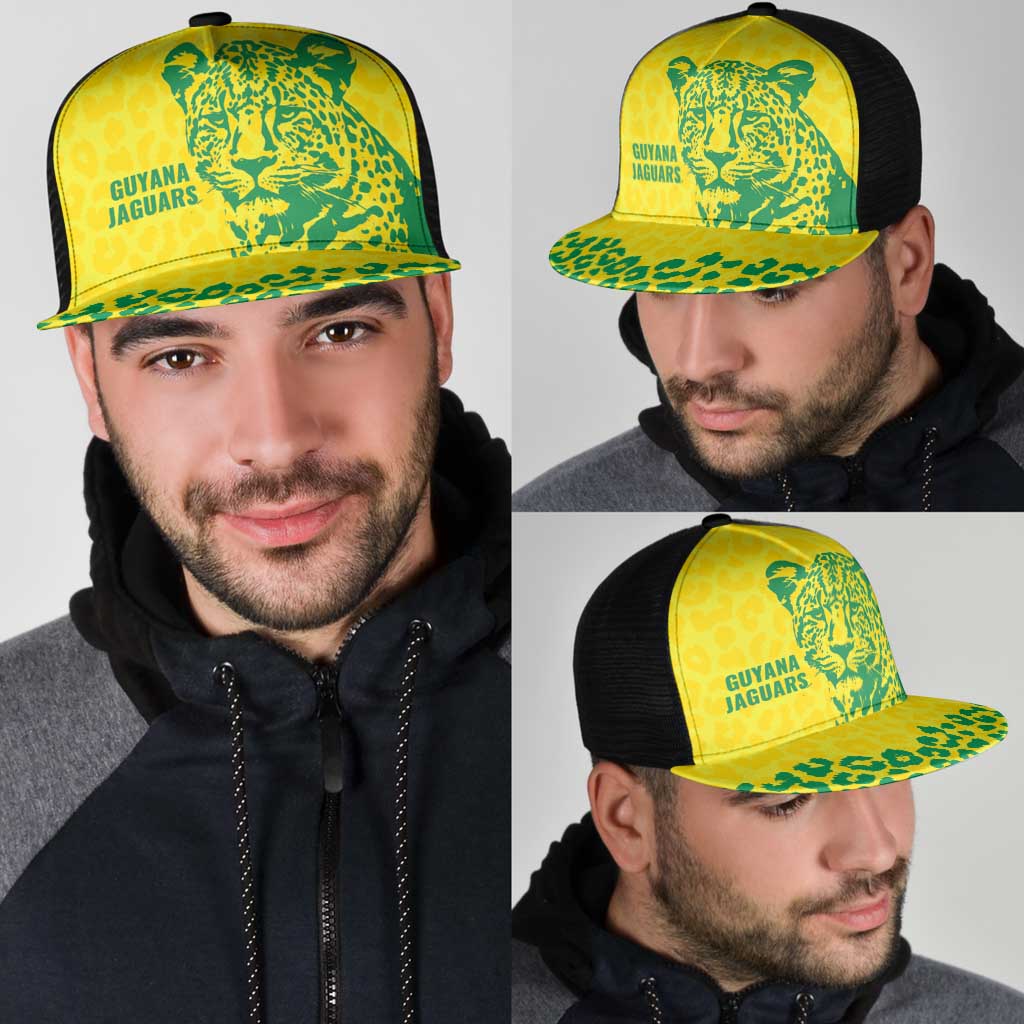 Guyana Golden Jaguars Mesh Trucker Cap Heritage Flame Edition - Wonder Print Shop