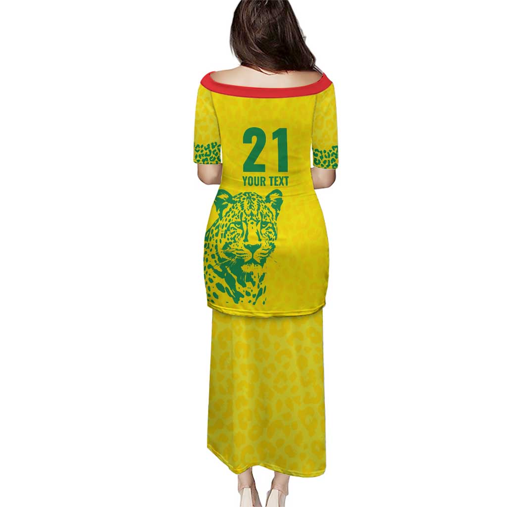 Custom Guyana Golden Jaguars Puletasi Heritage Flame Edition - Wonder Print Shop