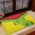 Custom Guyana Golden Jaguars Rubber Doormat Heritage Flame Edition - Wonder Print Shop