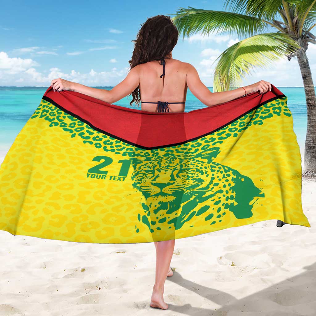 Custom Guyana Golden Jaguars Sarong Heritage Flame Edition - Wonder Print Shop