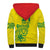 Custom Guyana Golden Jaguars Sherpa Hoodie Heritage Flame Edition - Wonder Print Shop