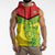 Custom Guyana Golden Jaguars Sleeveless Hoodie Heritage Flame Edition - Wonder Print Shop