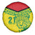 Custom Guyana Golden Jaguars Spare Tire Cover Heritage Flame Edition - Wonder Print Shop