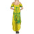 Custom Guyana Golden Jaguars Summer Maxi Dress Heritage Flame Edition - Wonder Print Shop