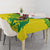 Custom Guyana Golden Jaguars Tablecloth Heritage Flame Edition - Wonder Print Shop