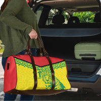 Custom Guyana Golden Jaguars Travel Bag Heritage Flame Edition - Wonder Print Shop