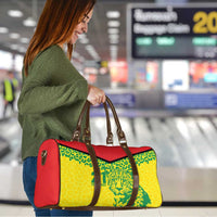 Custom Guyana Golden Jaguars Travel Bag Heritage Flame Edition - Wonder Print Shop