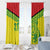Custom Guyana Golden Jaguars Window Curtain Heritage Flame Edition - Wonder Print Shop