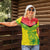 Custom Guyana Golden Jaguars Women Polo Shirt Heritage Flame Edition - Wonder Print Shop