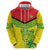 Custom Guyana Golden Jaguars Zip Hoodie Heritage Flame Edition - Wonder Print Shop
