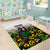 Custom Guyana Football Area Rug Spirit of the Jaguar - White - Wonder Print Shop