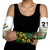 Custom Guyana Football Arm Sleeves Spirit of the Jaguar - White - Wonder Print Shop