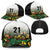 Custom Guyana Football Baseball Net Cap Spirit of the Jaguar - White - Wonder Print Shop