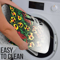 Custom Guyana Football Bathroom Set Spirit of the Jaguar - White - Wonder Print Shop