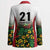Custom Guyana Football Blazer Spirit of the Jaguar - White - Wonder Print Shop