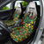 Custom Guyana Football Car Seat Cover Spirit of the Jaguar - White - Wonder Print Shop