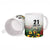 Custom Guyana Football Ceramic Mug Spirit of the Jaguar - White - Wonder Print Shop