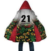 Custom Guyana Football Cloak Spirit of the Jaguar - White - Wonder Print Shop