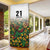 Custom Guyana Football Door Cover Spirit of the Jaguar - White - Wonder Print Shop