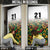 Custom Guyana Football Door Cover Spirit of the Jaguar - White - Wonder Print Shop