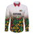 Custom Guyana Football Family Matching Off Shoulder Short Dress and Hawaiian Shirt Spirit of the Jaguar - White - Wonder Print Shop