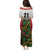 Custom Guyana Football Family Matching Puletasi and Hawaiian Shirt Spirit of the Jaguar - White - Wonder Print Shop