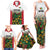 Custom Guyana Football Family Matching Tank Maxi Dress and Hawaiian Shirt Spirit of the Jaguar - White - Wonder Print Shop
