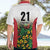 Custom Guyana Football Hawaiian Shirt Spirit of the Jaguar - White - Wonder Print Shop