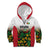 Custom Guyana Football Kid Hoodie Spirit of the Jaguar - White - Wonder Print Shop