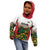 Custom Guyana Football Kid Hoodie Spirit of the Jaguar - White - Wonder Print Shop