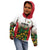 Custom Guyana Football Kid Hoodie Spirit of the Jaguar - White - Wonder Print Shop
