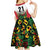 Custom Guyana Football Kid Short Sleeve Dress Spirit of the Jaguar - White - Wonder Print Shop