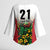 Custom Guyana Football Kimono Sleeve Blouse Spirit of the Jaguar - White - Wonder Print Shop