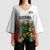 Custom Guyana Football Kimono Sleeve Blouse Spirit of the Jaguar - White - Wonder Print Shop