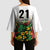Custom Guyana Football Kimono Sleeve Blouse Spirit of the Jaguar - White - Wonder Print Shop
