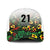 Custom Guyana Football Mesh Trucker Cap Spirit of the Jaguar - White - Wonder Print Shop